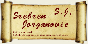 Srebren Jorganović vizit kartica